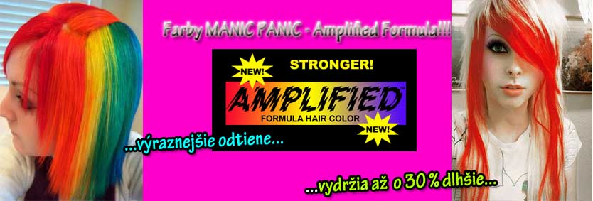 Farby MANIC PANIC Amplified Formula v SpikeStreetShop.sk