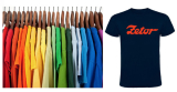 ZETOR - Červené Logo - farebné pánske tričko