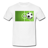 FUTBAL - FOOTBALL - Motive 1 - biele detské tričko