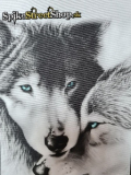 WOLF COLLECTION - Vlčia láska - chrbtová nášivka