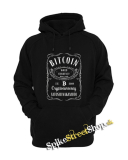 BITCOIN - Jack Daniels Motive - čierna pánska mikina