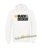 BLACK & DECKER - Logo - biela pánska mikina