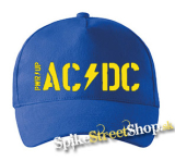 AC/DC - Power Up Logo Big Yellow - kráľovská modrá šiltovka (-30%=AKCIA)