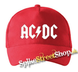AC/DC - White Logo - červená šiltovka (-30%=AKCIA)