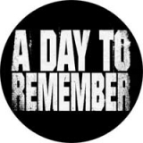 A DAY TO REMEMBER - White Logo - odznak