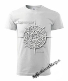 LUNATIC GODS - Slnovraty - strieborné logo - biele pánske tričko