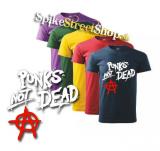 ANARCHY - PUNKS NOT DEAD - farebné pánske tričko