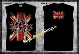 PUNKS NOT DEAD - UK FLAG - čierne pánske tričko bez rukávov
