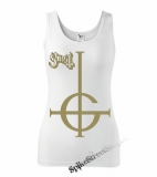 GHOST - Gold Logo - Ladies Vest Top - biele