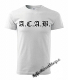 A.C.A.B. - biele pánske tričko