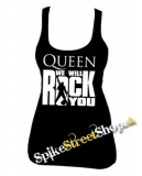 QUEEN - We Will Rock You - Ladies Vest Top