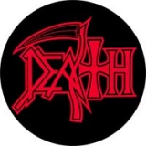 DEATH - Red Logo - okrúhla podložka pod pohár