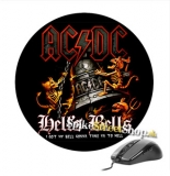 Podložka pod myš AC/DC - Hells Bells Coloured - okrúhla