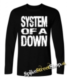 SYSTEM OF A DOWN - Logo - čierne pánske tričko s dlhými rukávmi