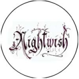 NIGHTWISH - Nápis na bielom podklade - odznak