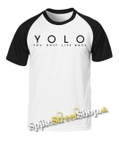 YOLO - You Only Live Once - dvojfarebné pánske tričko