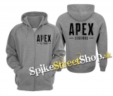 APEX LEGENDS - Logo - šedá pánska mikina na zips