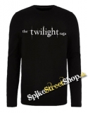 TWILIGHT - The Twilight Saga Logo - čierne pánske tričko s dlhými rukávmi