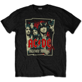 AC/DC - Highway To Hell Sketch - čierne pánske tričko