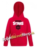 BRAWL STARS - Logo - červená pánska mikina