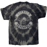 AVENGED SEVENFOLD - Deathbat Crest - sivé pánske tričko