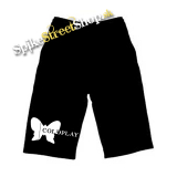 Detské kraťasy COLDPLAY - Butterfly Logo - Ľahké sieťované šortky