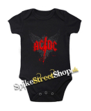 AC/DC - Wings - čierne detské body