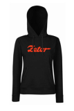 ZETOR - Červené Logo - čierna dámska mikina