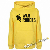 WAR ROBOTS - žltá pánska mikina