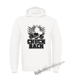 CHUCK NORRIS - Chuck Is Back - biela pánska mikina