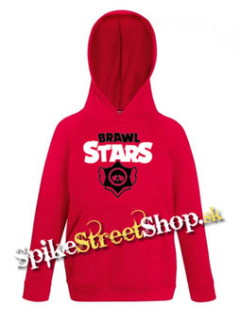 BRAWL STARS - Logo - červená detská mikina (-50%=VÝPREDAJ)