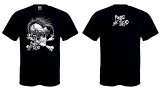 PUNKS NOT DEAD - Ape Skull - čierne pánske tričko