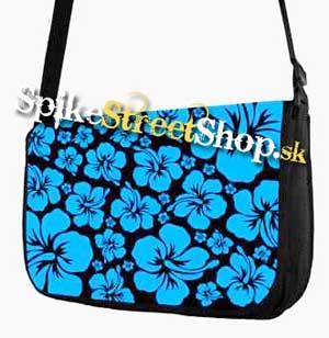 Retro taška FLOWER EVOLUTION - Blue Flower Street Bag