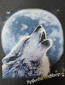 WOLF COLLECTION - Vlk vyjúci na mesiac - chrbtová nášivka