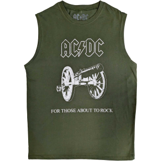 AC/DC - About To Rock - zelené pánske tielko