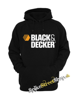 BLACK & DECKER - Logo - čierna pánska mikina