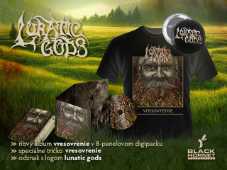 LUNATIC GODS - Vresovrenie - Bundle BOX - Vresovrenie Cover Art Colour (Digipack + Pánske Tričko + Odznak) 2023´