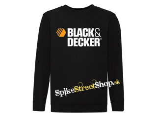 BLACK & DECKER - Logo - mikina bez kapuce