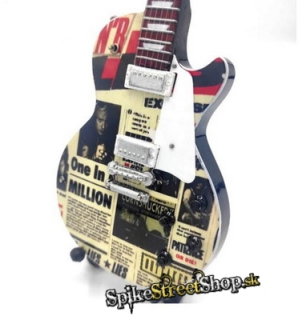 Gitara GUNS N ROSES - SLASH - GIBSON LES PAUL - Mini Guitar USA
