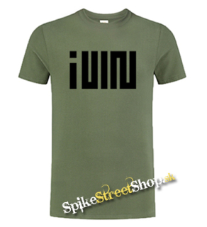 (G)I-DLE - Logo Kpop Band - olivové pánske tričko