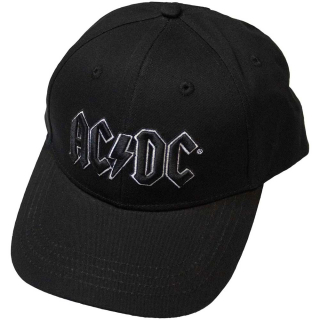AC/DC - Black/White Logo - čierna šiltovka