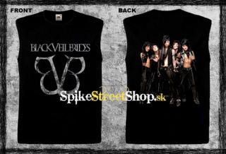 BLACK VEIL BRIDES - Big Logo & Band - čierne pánske tričko bez rukávov