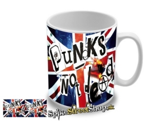 Hrnček PUNKS NOT DEAD - Logo na U.K. zástave 3