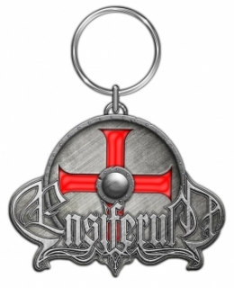 ENSIFERUM - Viking Shield - kovový prívesok na kľúče