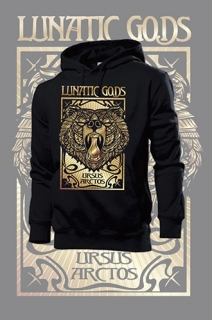 LUNATIC GODS - Ursus Arctos - čierna pánska mikina 