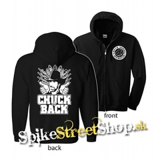 CHUCK NORRIS - Chuck Is Back - mikina na zips