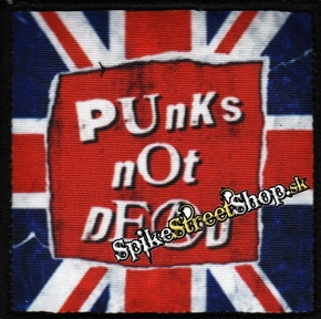 Fotonášivka PUNKS NOT DEAD - UK Flag Motive 2