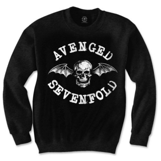 AVENGED SEVENFOLD - Death Bat - čierny pánsky sveter