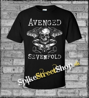 AVENGED SEVENFOLD - Est.99 - čierne pánske tričko