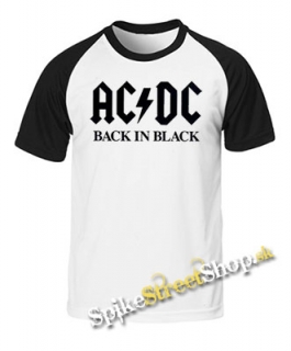 AC/DC - Back In Black - dvojfarebné pánske tričko